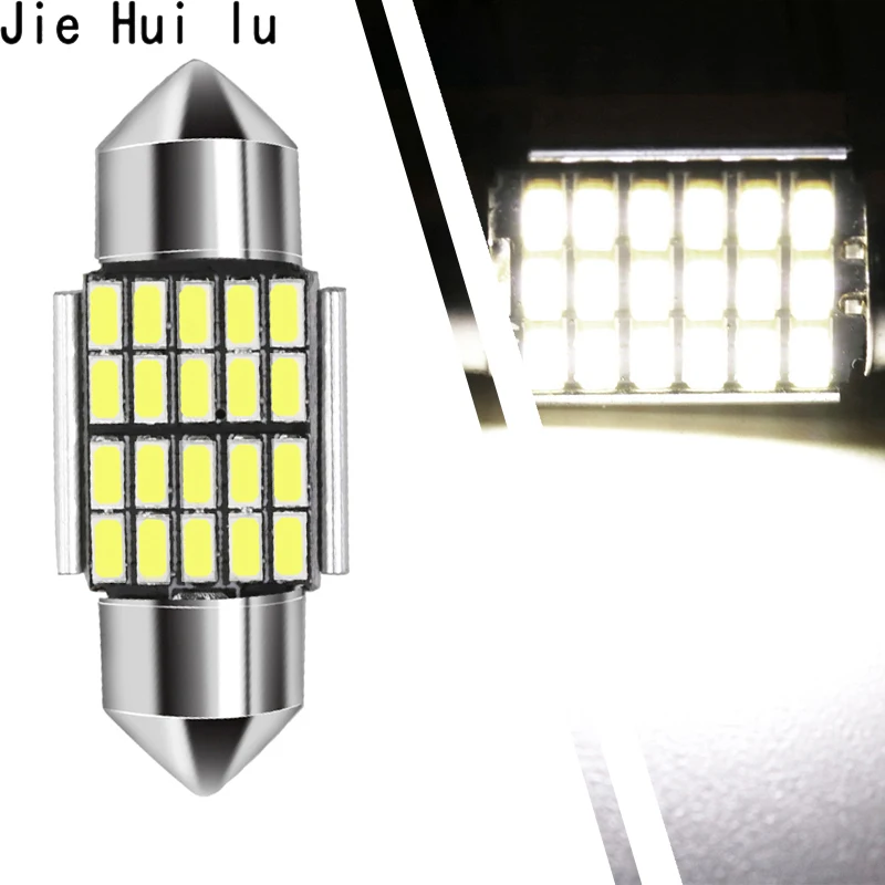 

10 Piece Festoon Error Free Canbus C5W C10W Auto Interior Lamp 3014 SMD Styling Light For Car LED Doom Lamp 31mm 36mm 39mm 41mm