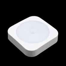 Мини-датчик движения светодиодный ночник яркая лампа яркая Беспроводная перезаряжаемая Встроенная литиевая батарея тумбочка прикроватная домашняя лампа