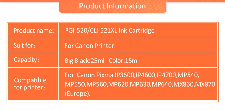 PGI-520 CLI521-2