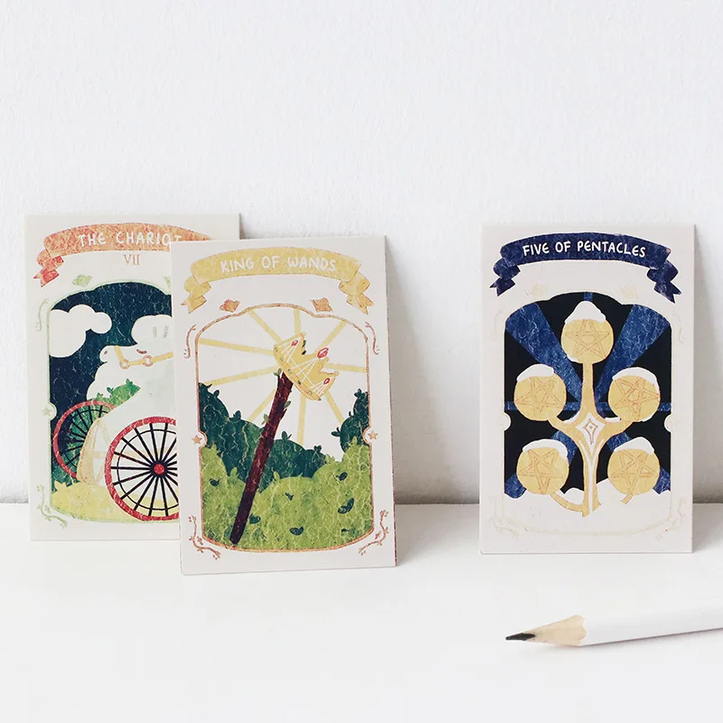 

5.2*8cm 54pcs Mini Card Mysterious tarot pattern style Scrapbooking Craft Paper card DIY gift Decoration card message card