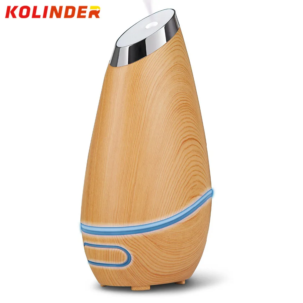 

100ML Wood Essential Oil Diffuser Aromatherapy Diffuser Humidifier for Essential Oils Aroma Ultrasonic Technology Modern