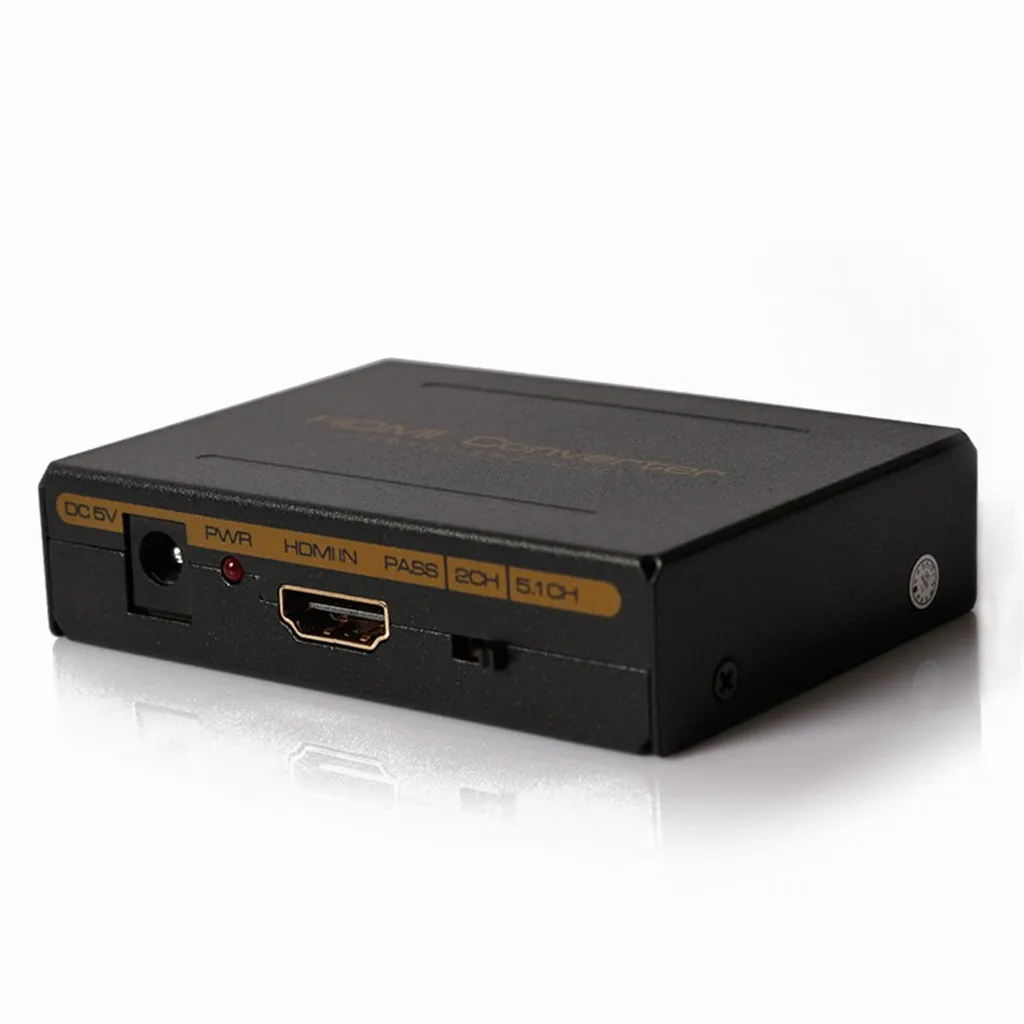 Преобразователь Аудио Mosunx AGPtek 1080P HDMI + оптический SPDIF RCA L/R для Apple 515 #2|Компьютерные