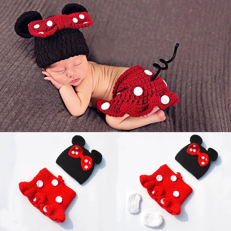 

2017 New Coming 3 Colors Newborn Photography Props Infant Girl Cartoon Style Baby Skirt Hat Baby Photography Props