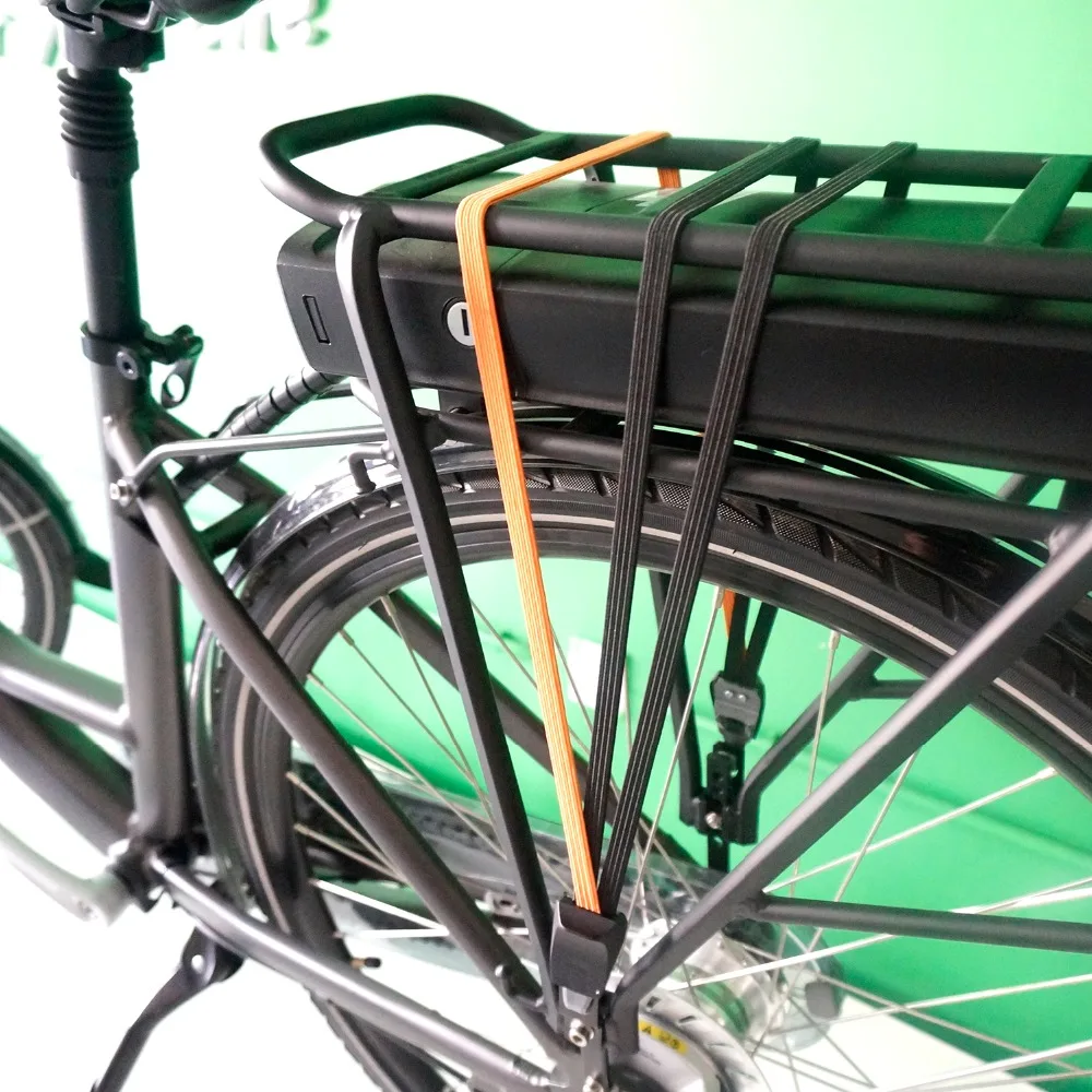 Задний багажник крепящийся за сиденье велосипедный ремень растягивающийся эластичный Натяжной трос для велосипеда с 2 крючками бандажные Ремни Пояс коробка упаковочная веревка 70 см