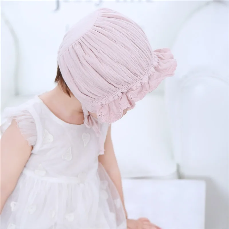 Летняя Милая шапочка, детская кружевная шапочка с галстуком-бабочкой, крутая детская шапка для малышей, дворцовая шляпа принцессы