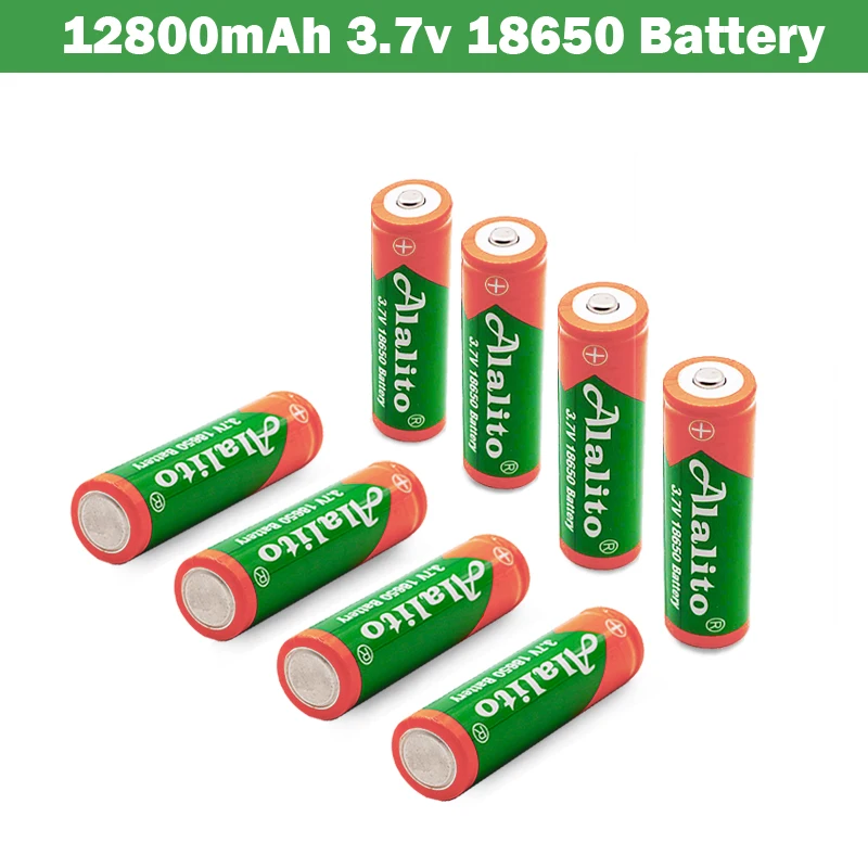 1 20 шт Alalito 18650 3 7 V 12800mAh литий ионная аккумуляторная батарея ионные аккумуляторы