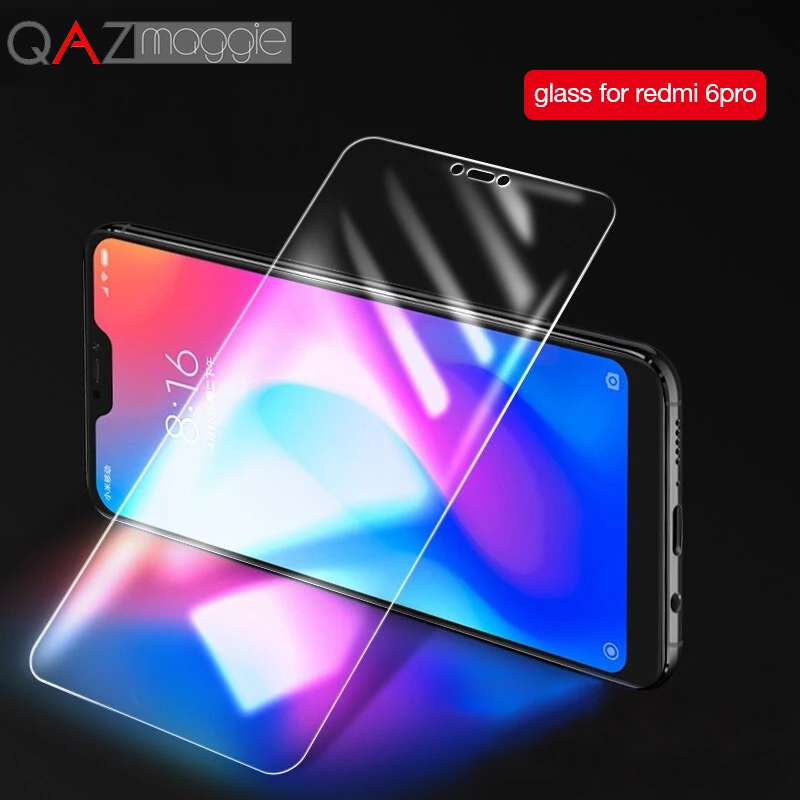 Xiaomi Mi A2 Lite закаленное стекло прозрачное HD Защита от отпечатков пальцев Передняя