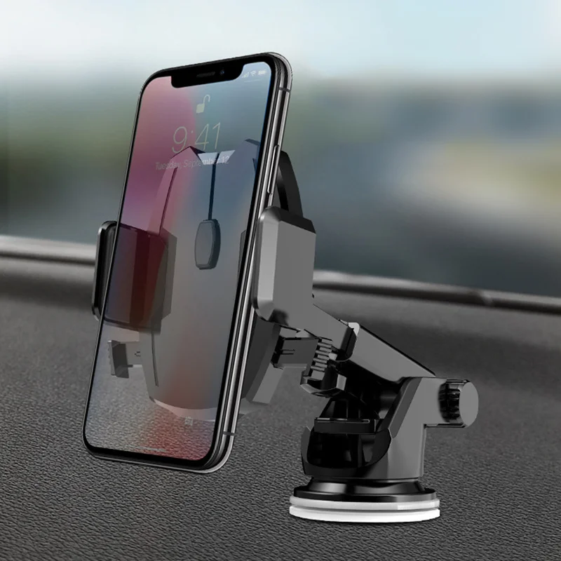 

Auto Telescopic Arm Phone Mount Suction Cup Holder Dashboard Bracket for IPhone XS Adjustable Stand Car Interior Accessories