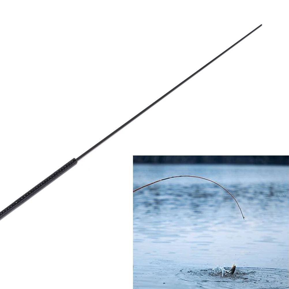 

56cm 2 intervals Fishing rod tips Solid and hollow carbon long rod Accessories