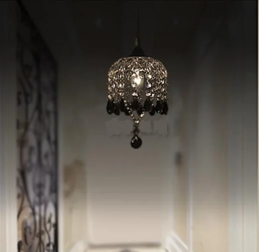 

1pc Crystal combination Modern simple crystal bar pendant light entrance art creative for restaurant pendant lamps SJ34