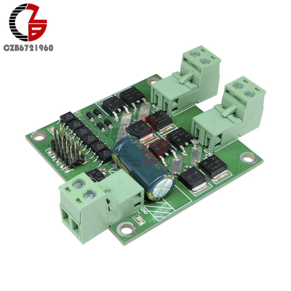 12v 24v 7a 160w Dual Dc Motor Driver Module Hbridge L298 Logic Control Signal Optocoupler Pwm