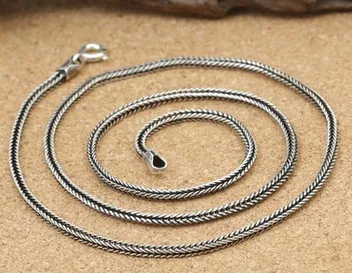 

men necklace 925 silver necklace long collar mujer