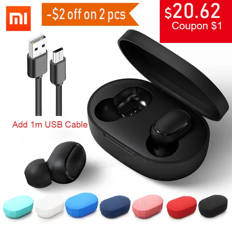 Xiaomi Redmi Airdots TWS Bluetooth Earphone Stereo bass