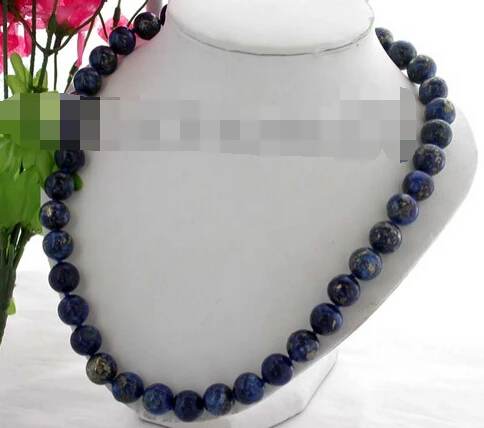 

Jewelr 004929 beautiful 24" 14mm nature round lapis lazuli necklace