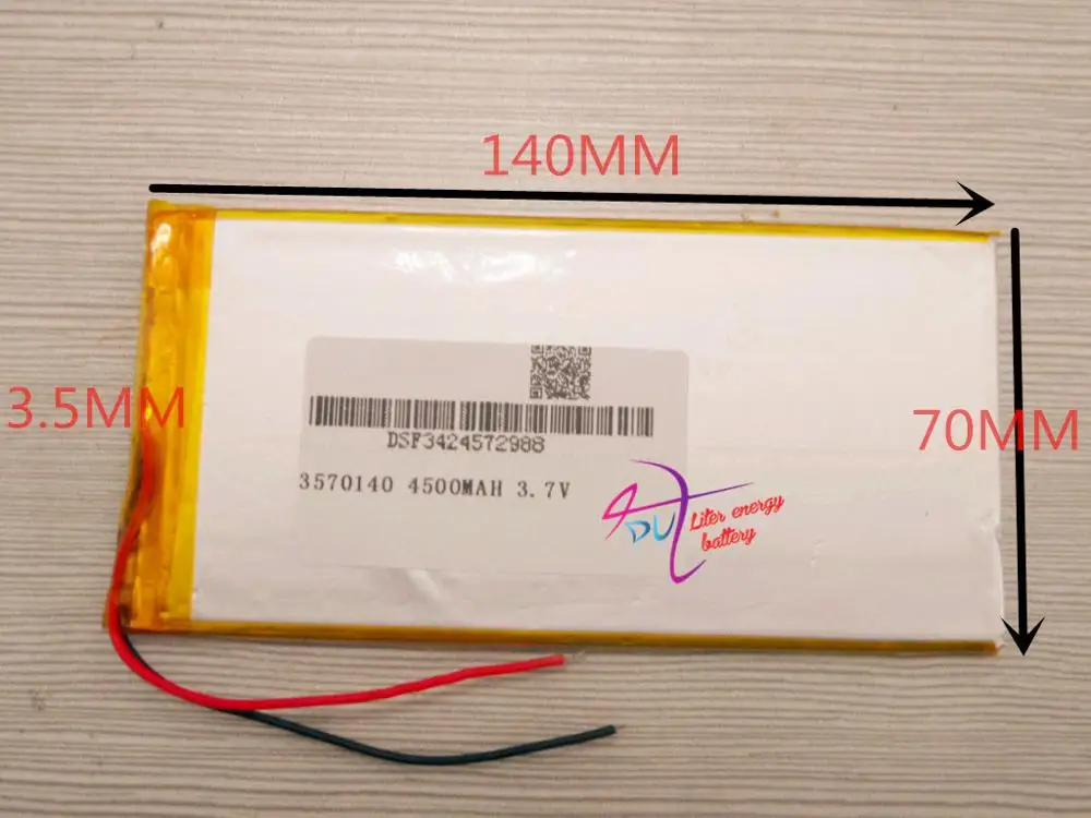 

best battery brand Free shipping 3570140 A thin polymeric product Battery Tablet PC digital audio batteries battery 3.7V Navigat