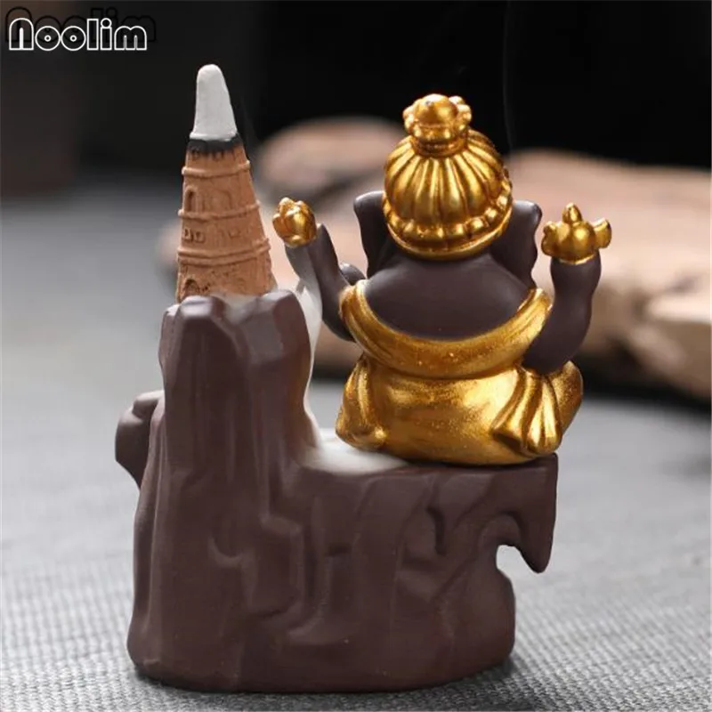 Курильница для благовоний Ganesha Buddha Backflow креативная подставка Зен буддистские