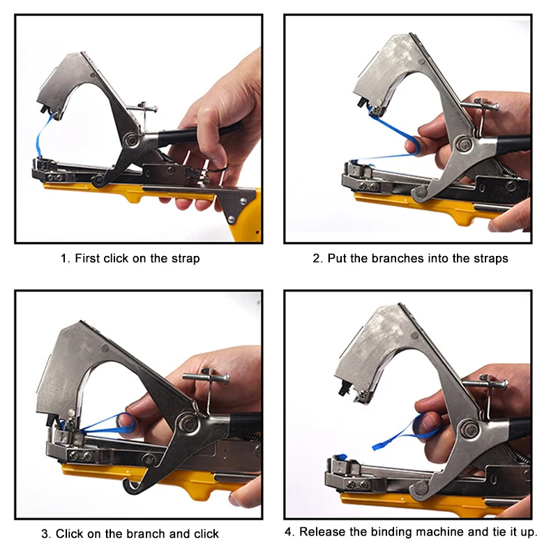 Ручные инструменты, связывание растений, ленточная машина, завязывание лозы, переходная машина, привязанная веточка, пистолет, обвязка овощей, винограда, стволов, садовый инструмент