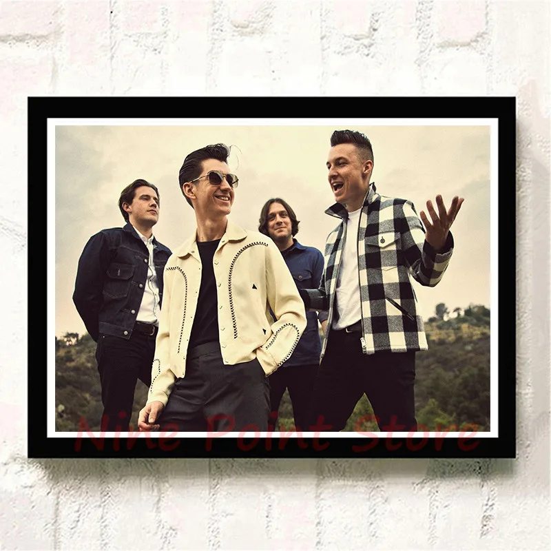 Постеры бумажные с белым покрытием рок группы Arctic Monkey настенные постеры для дома