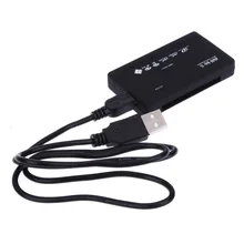 Черный все в одном считыватель карт памяти USB внешний кардридер SD SDHC Mini Micro M2 MMC XD CF ридер для MP3, цифровой камеры