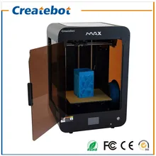 Best Price High Accuracy 3D Drucker Createbot Dual-Extruder MAX 3D Printer with Full-color Touchscreen and heatbed
