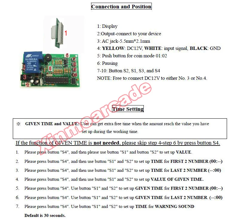 X JY-15B Timer Board 06