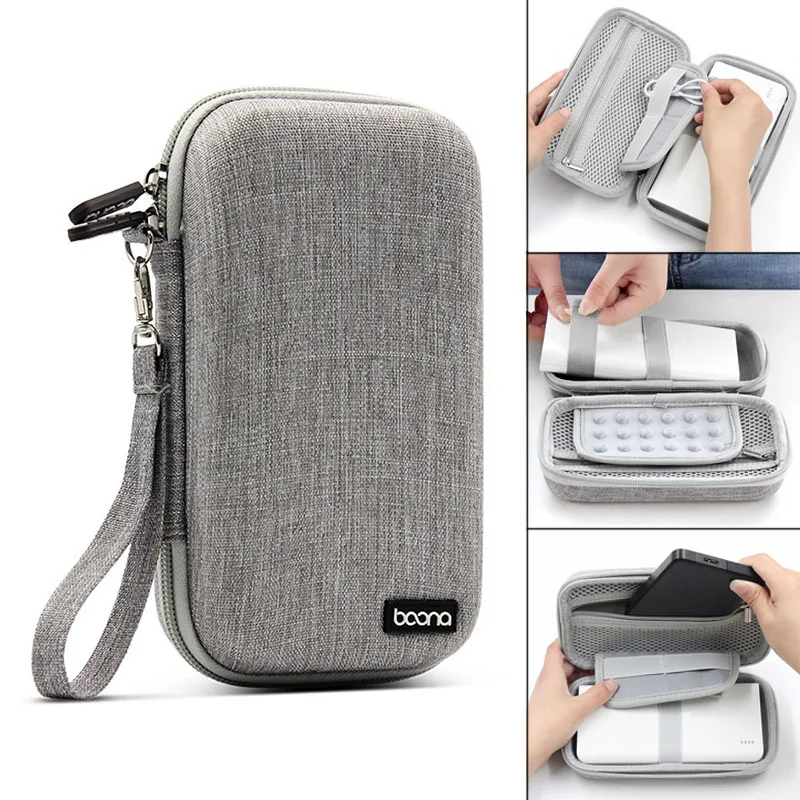 

Portable Power Bank Storage Bag Hard EVA Power Bank Travel Protective Bag