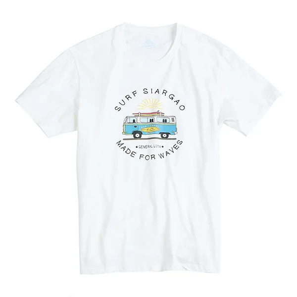 SIMWOOD, летняя Новинка, забавная футболка с рисунком мультяшного автобуса, Мужская футболка из хлопка, дышащая футболка, тонкая, праздничный стиль, топ, футболка, 190337 - Цвет: white