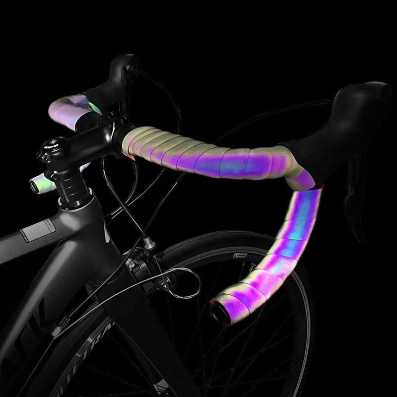 

1pair Bike Handlebar Belt Light Reflective Bar Tape Protective Wrap for Mountain Bicycle KH889