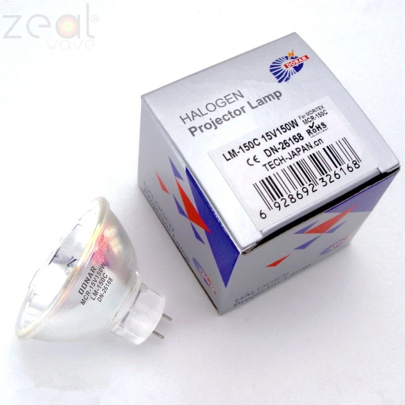 

For DONAR 15V150W/L Halogen Lamp Japan Moritex UV Fiber Optic Cold Light Source MCR/LM-150C Bulb DN-26168 LM-150C