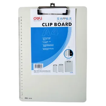 

Office Stationery High Quality A4 Clip Board with Ruler Writing Board Clipboard articulos de oficina