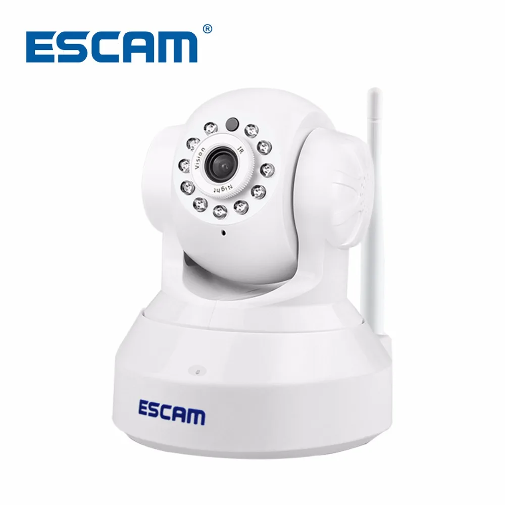 Escam QF001 HD 720P Pan/Tilt Wireless Wifi Security IP Camera Support 32G TF Card IR-CUT Security Network Camera for IOS/Android escam hd 720p ir night vision ir cut 1 0mp wireless wifi ip camera pan tilt security mini indoor camera support 32g card qf001