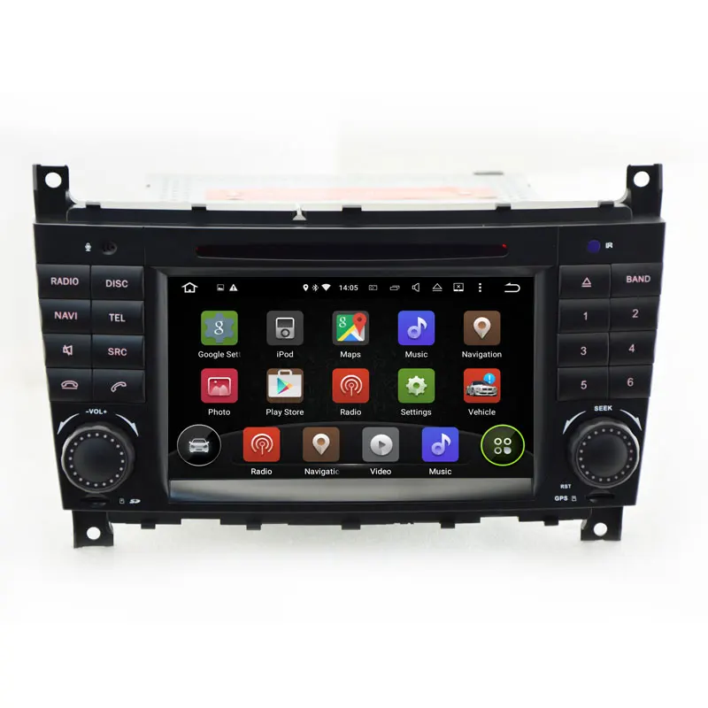HD Система Android 9 0 с GPS навигацией Автомобильный мультимедийный DVD плеер для Mercedes Benz