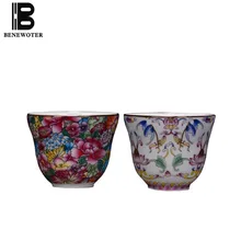 Пасторальный стиль керамическая чайная чашка Цзиндэчжэнь фарфоровая посуда для напитков домашняя чайная церемония мастер маленькие чаши отправленные друзьям чайные чашки подарки