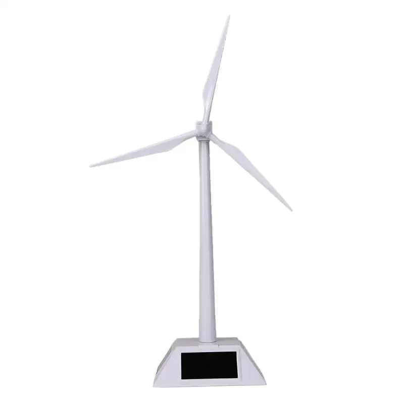 Вращающаяся база на солнечных батареях настольная модель-ветряные мельницы на солнечных батареях Модель Ветряная Турбина ABS пластиковые игрушки легко собранные игрушки