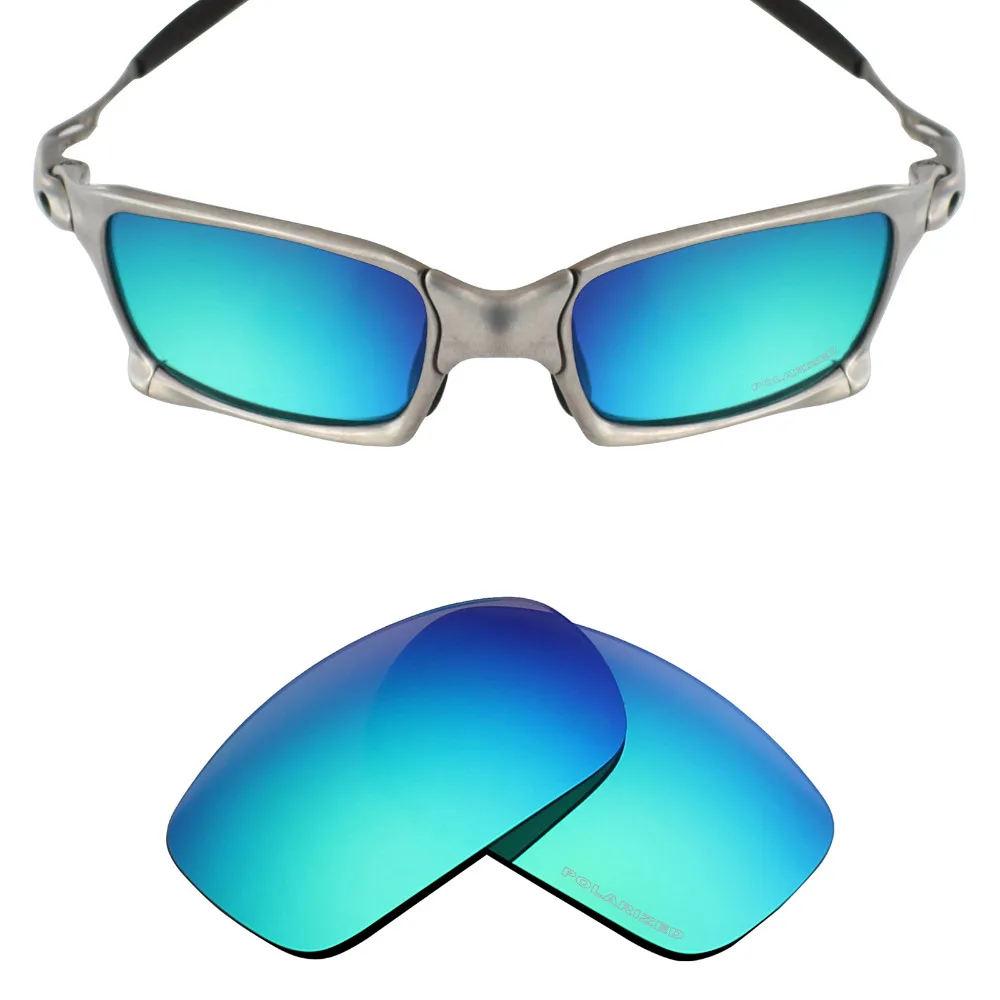 Mryok+ POLARIZED Resist SeaWater Replacement Lenses for Oakley X Squared X-Metal Sunglasses Emerald Green