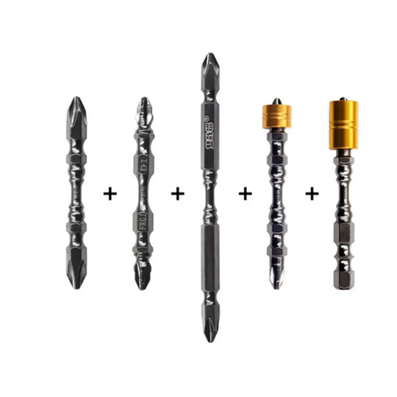 PH2 Strong 65mm 110mm Cross Head Screwdriver Bit 1/4" Double Head Electric Screwdriver