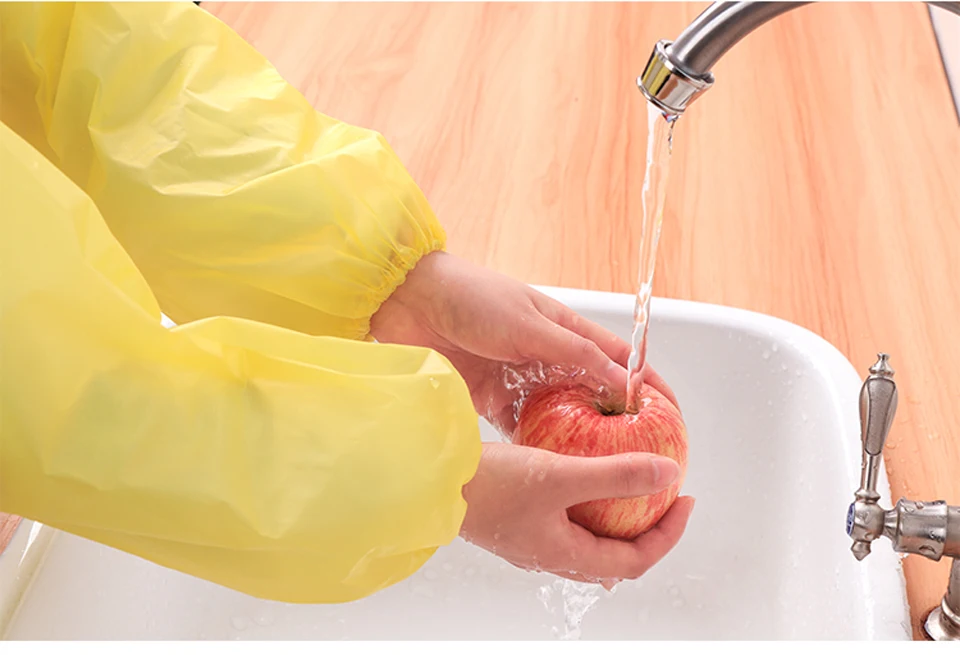 Кухонные женские чистящие рукава нарукавник работа по дому против загрязнений водонепроницаемый Фиксатор руки 36*8,5 см