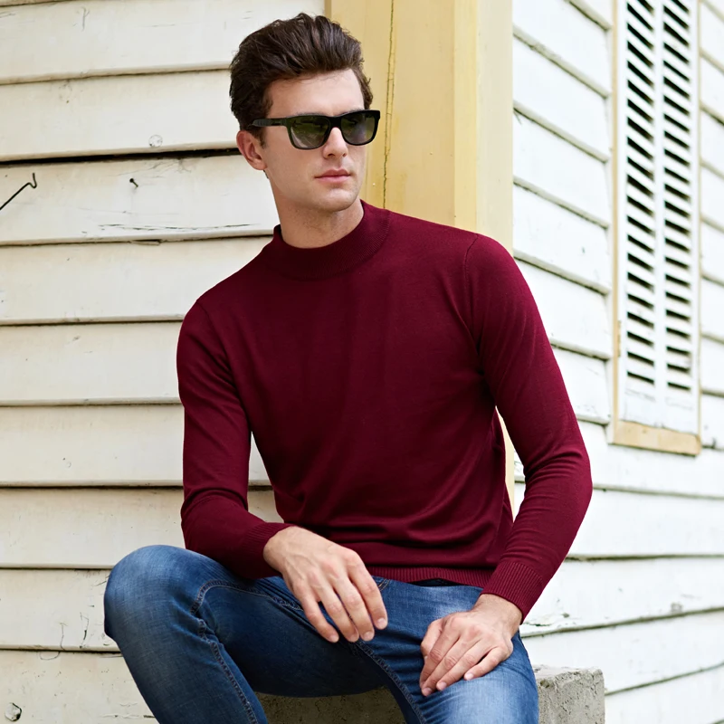 Winter Thick Warm font b Sweater b font font b Men b font Turtleneck Brand font