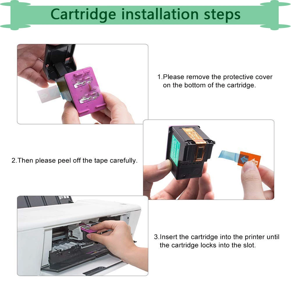 Substituição do Cartucho de Tinta para hp 650 para hp Deskjet 1015 1515 2515 2545 2645 3515 4645 Printer Ylc 650xl 650 xl hp 5 YLC 650XL Substituição Do Cartucho De Tinta