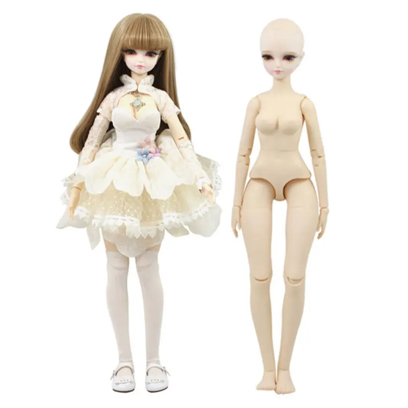 MMGIRL кукла forturn days 1/4 45 см милая девушка с макияжем золотистого цвета длинными