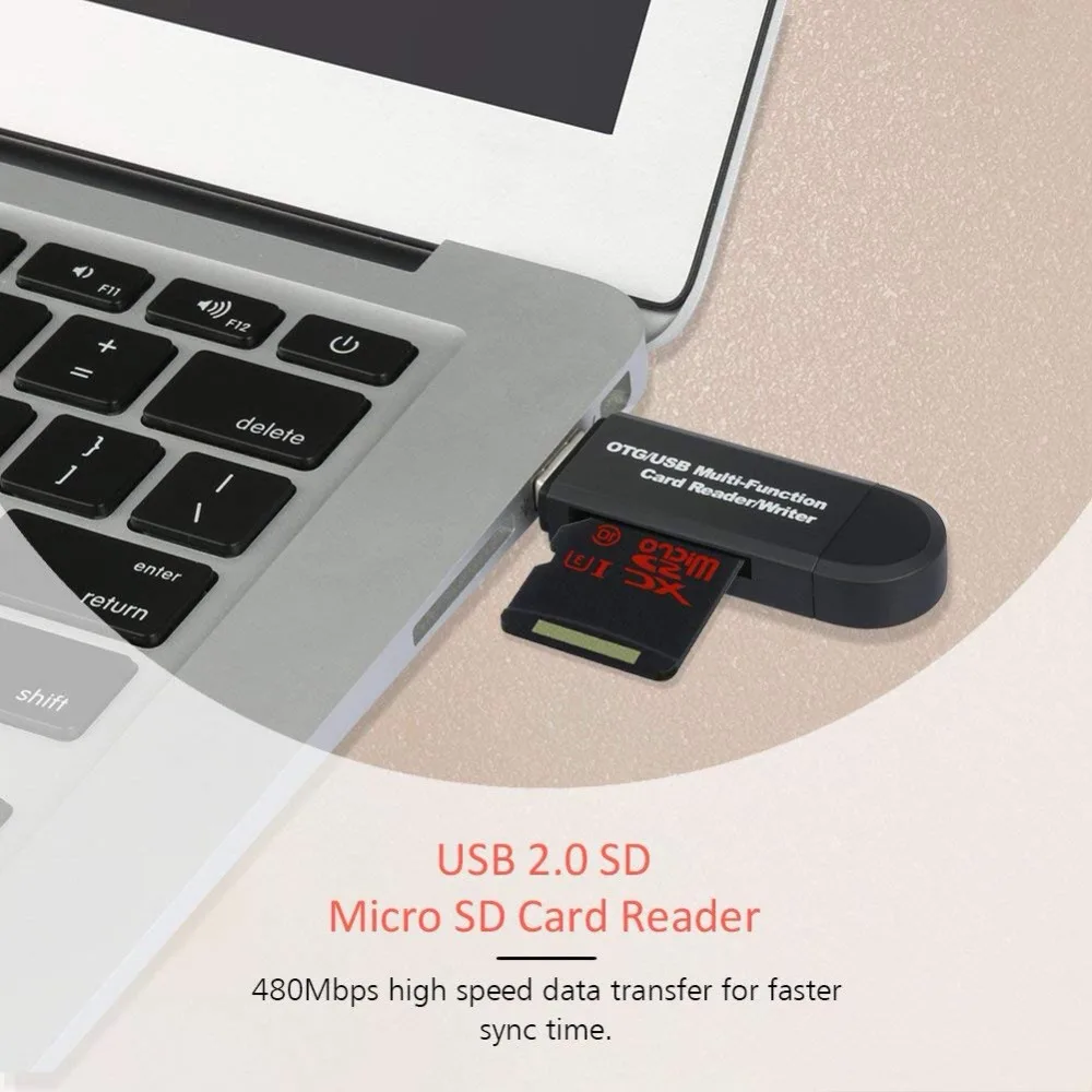 Саго адаптер Micro USB OTG к USB 2,0 для смартфонов/Планшеты/Ноутбуки/ПК с OTG Функция