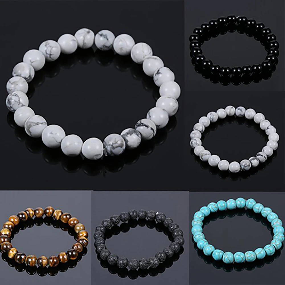 

Natural Stone Beads Bracelets Fashion Jewelry Men Women Party Prom Gift