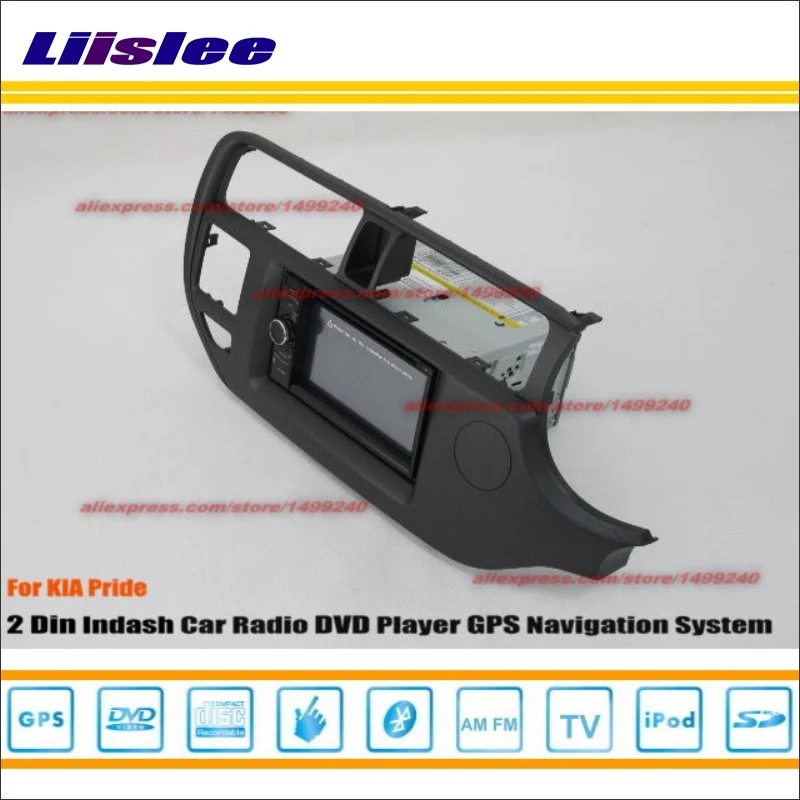 Clearance Liislee For KIA Pride Right Hand Drive RHD 2012~2015 Car Radio reo CD DVD Player GPS NAVI Audio Video Nav Navi Navigation System 1