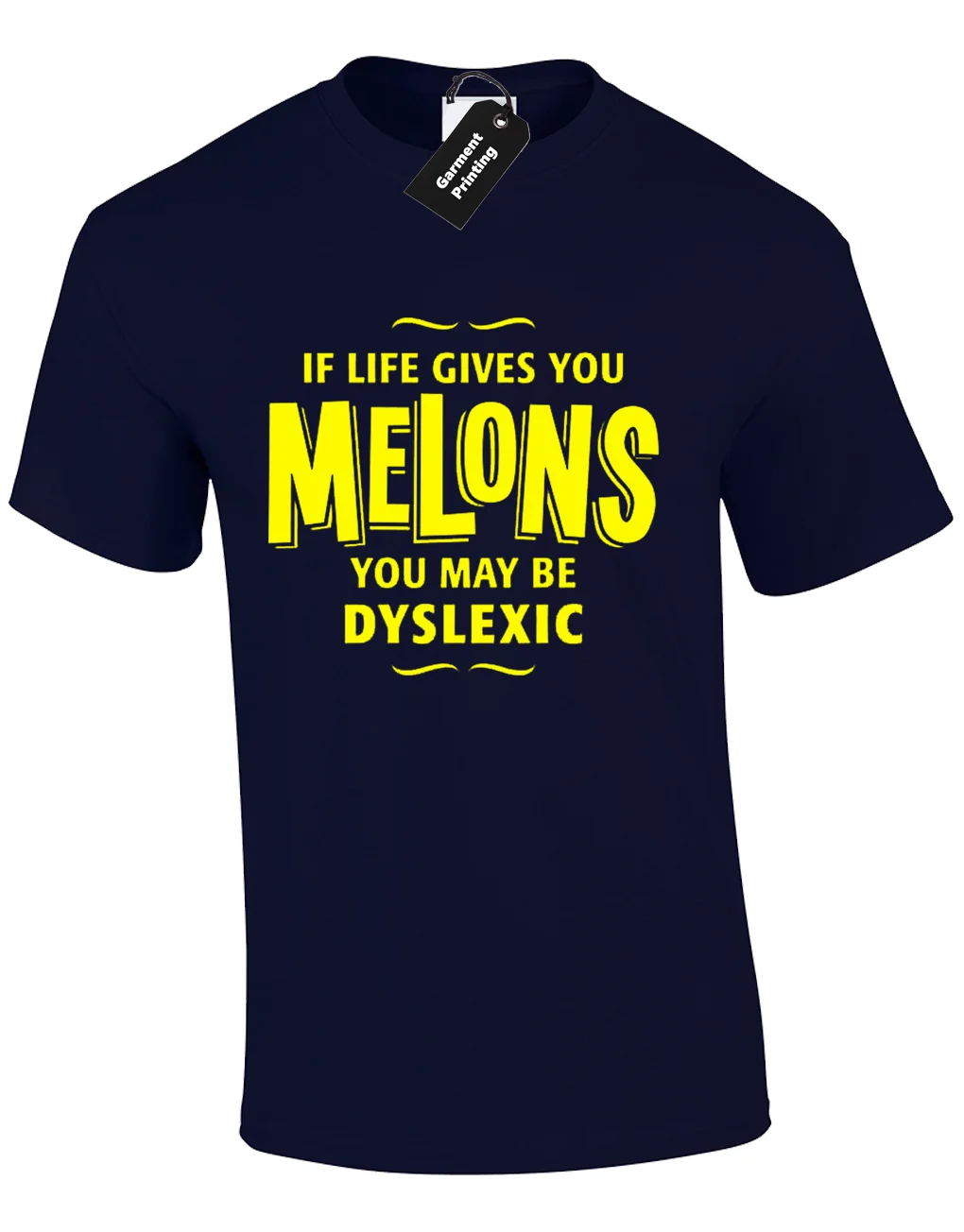 IF LIFE GIVES YOU MELONS MENS T SHIRT FUNNY JOKE DESIGN GIFT IDEA TOP S - 5XL 100% Cotton Classic tee Gift Print T-shirt | Мужская