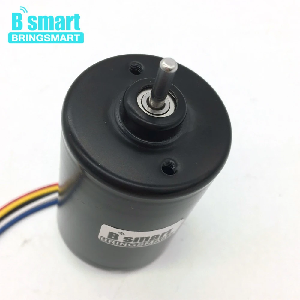 Bringsmart A3650 с бесщеточным двигателем постоянного тока 12V 24V мини-мотор-редуктор постоянного тока 3000 об/мин 6000 об/мин обратный встроенный драйвер высокого Скорость с высоким крутящим моментом