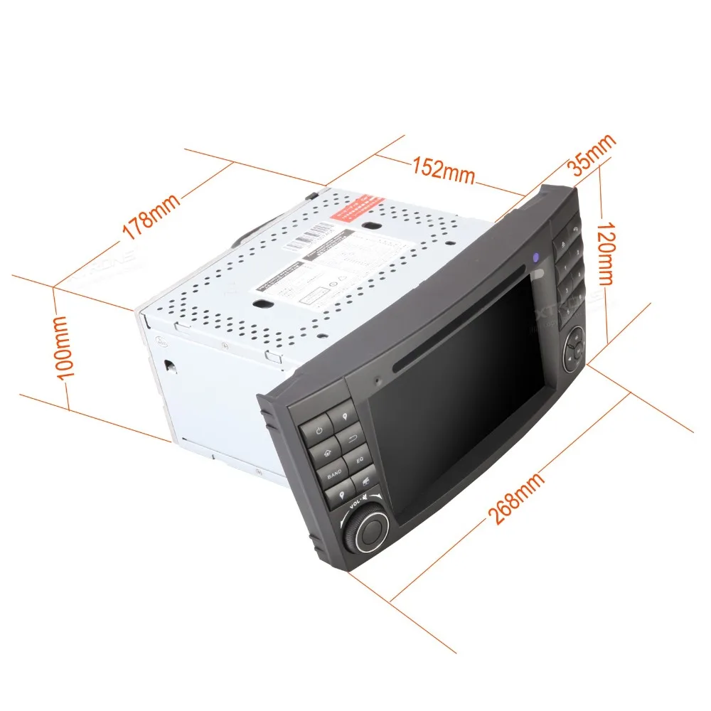 Clearance 7" Special Car DVD player radio for Mercedes-Benz G-W463 2001-2008 & CLK-W209 2005-2006 & CLS-W219 2005-2006 & E-W211 2002-2008 3