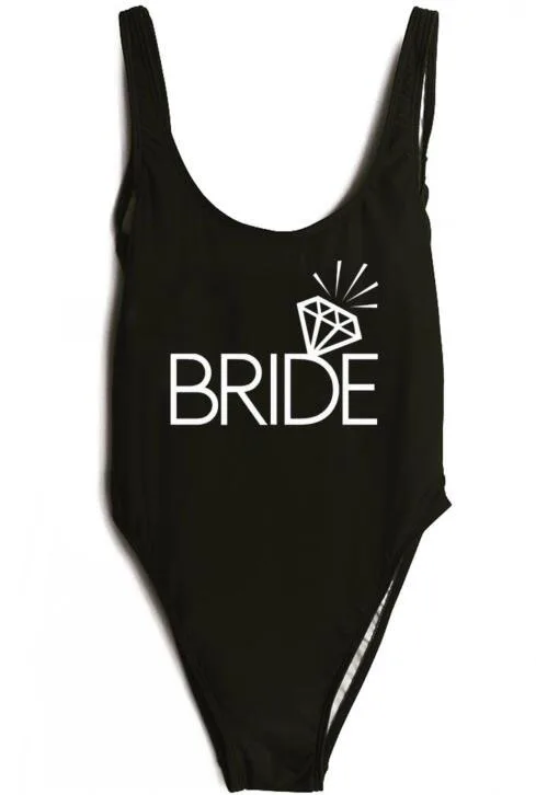 estate di un pezzo della tuta costumi da bagno diamante sposa personalizzato divertente costume da bagno beachwear pagliaccetti