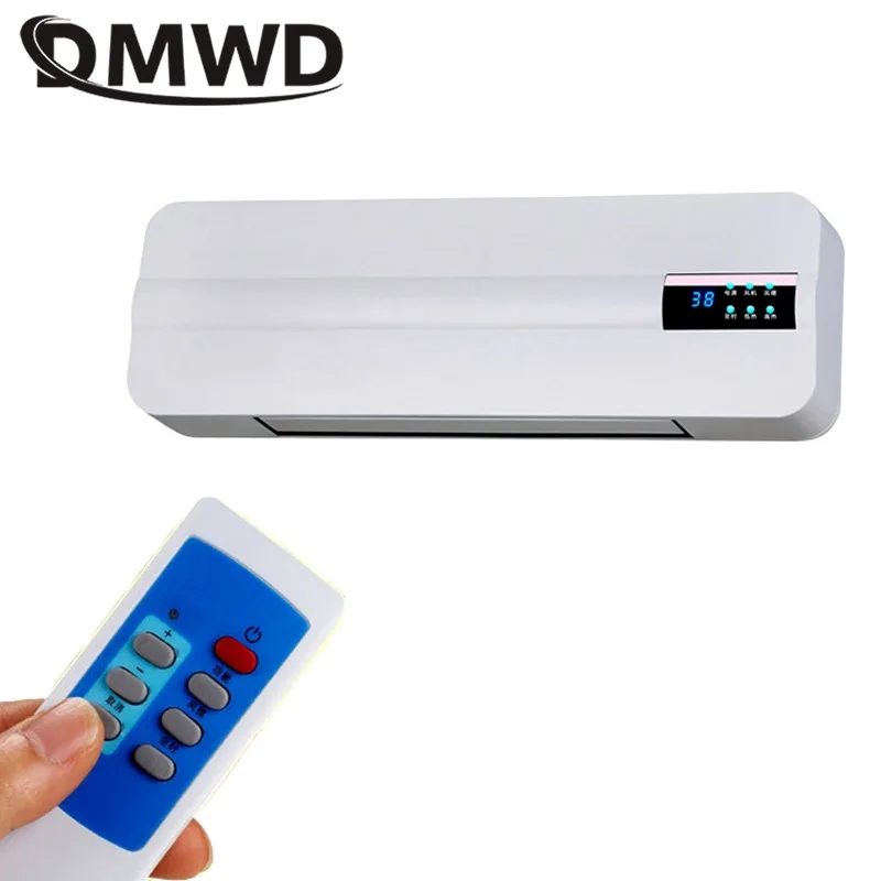 DMWD Wall-mounted remote control heater air warmer home room energy saving heating fan bathroom heating air radiator convector 3