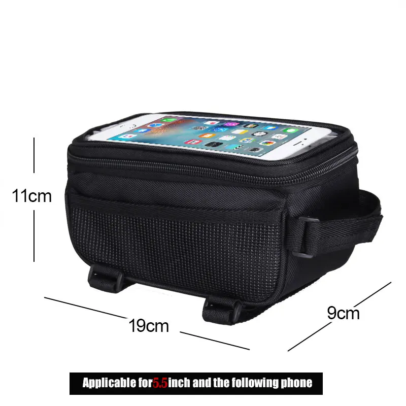 Top 2019 New B-SOUL Waterproof Touch Screen Bicycle Bags Cycling Bike Front Frame Bag Tube Pouch Mobile Phone Foldable Storage Bag 2 Top 2019 New B-SOUL Waterproof Touch Screen Bicycle Bags Cycling Bike Front Frame Bag Tube Pouch Mobile Phone Foldable Storage Bag 2