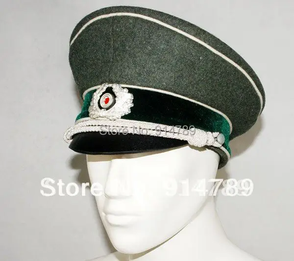 

WW2 GERMAN WH M36 OFFICER WOOL CRUSHER CAP IN SIZE L-31121